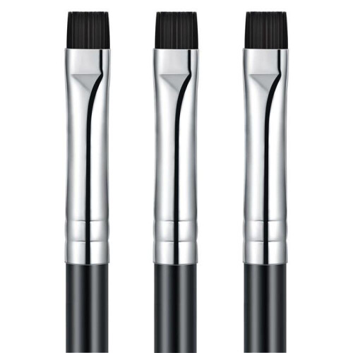 3 επίπεδα πινέλα μακιγιάζ με γωνία - φρύδια/eyeliner/σκιά ματιών - εξαιρε