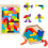 Εκπαιδευτικό παιχνίδι - Tetris Tangram - Ξύλινα παζλ - 8 χρώματα - Βελτιώνε 1