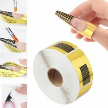 Faux ongles - 500Pcs - Chablon adhésif - Autocollants nail art - Outils manucure