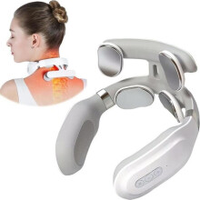 APPAREIL DE MASSAGE - CHANGM - Machine de Massage du Cou - 4 Têtes de Protection - Chauffa