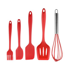 Utensili da cucina - Set di 5 spatole in silicone - Antiaderenti - Resistenti al calore