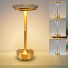 Lampada da comodino - NETTLIFE - LED touch - Batteria ricaricabile tramite USB - Dimmerabile
