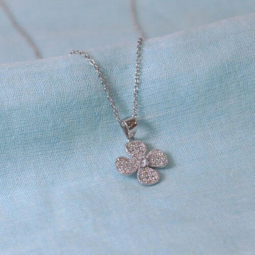 Bijoux Les Poulettes - Collier Fleur Pendentif… 2