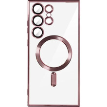 Veske - AVIZAR - Samsung S23 Ultra - Gjennomsiktig kamerabeskytter - Magnetisk ring