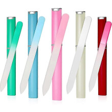 5 Pcs Glass Nail Files, Professional Crystal Nail Care