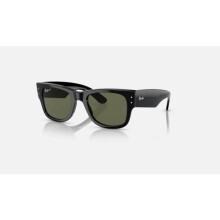 Óculos de Sol - RAY BAN - RB 0840S 901/31 - Preto - Lentes Verdes - Proteção Categoria 1