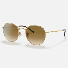 Óculos de Sol - RAY BAN - Jack 3565 Arista - Armação Redonda - Tamanho Pequeno 51-20 - Colarinho