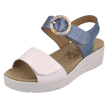 (White, UK 4) Ladies DB Shoes Casual Sandals With Removable Insole - Lily