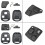 Key shell / Alarm box compatible Toyota - 2 or 3 buttons Blac_Black/Rubber button only (3) 2