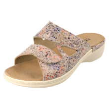 (Floral, UK 4) Ladies Padders Strappy Mule Sandals - Brielle