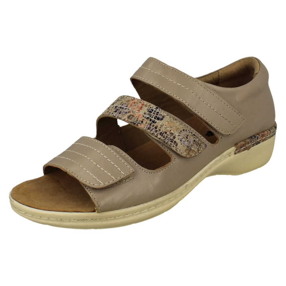 Padders (Taupe, Uk 6) Ladies Closed Back Sandals - Avery