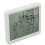 Digital Thermometer Hygrometer Alarm Clock Sensitive Induction High Accuracy Electronic Hygrometer with 5in LCD Screen White_0.2 2
