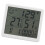 Digital Thermometer Hygrometer Alarm Clock Sensitive Induction High Accuracy Electronic Hygrometer with 5in LCD Screen White_0.2 3