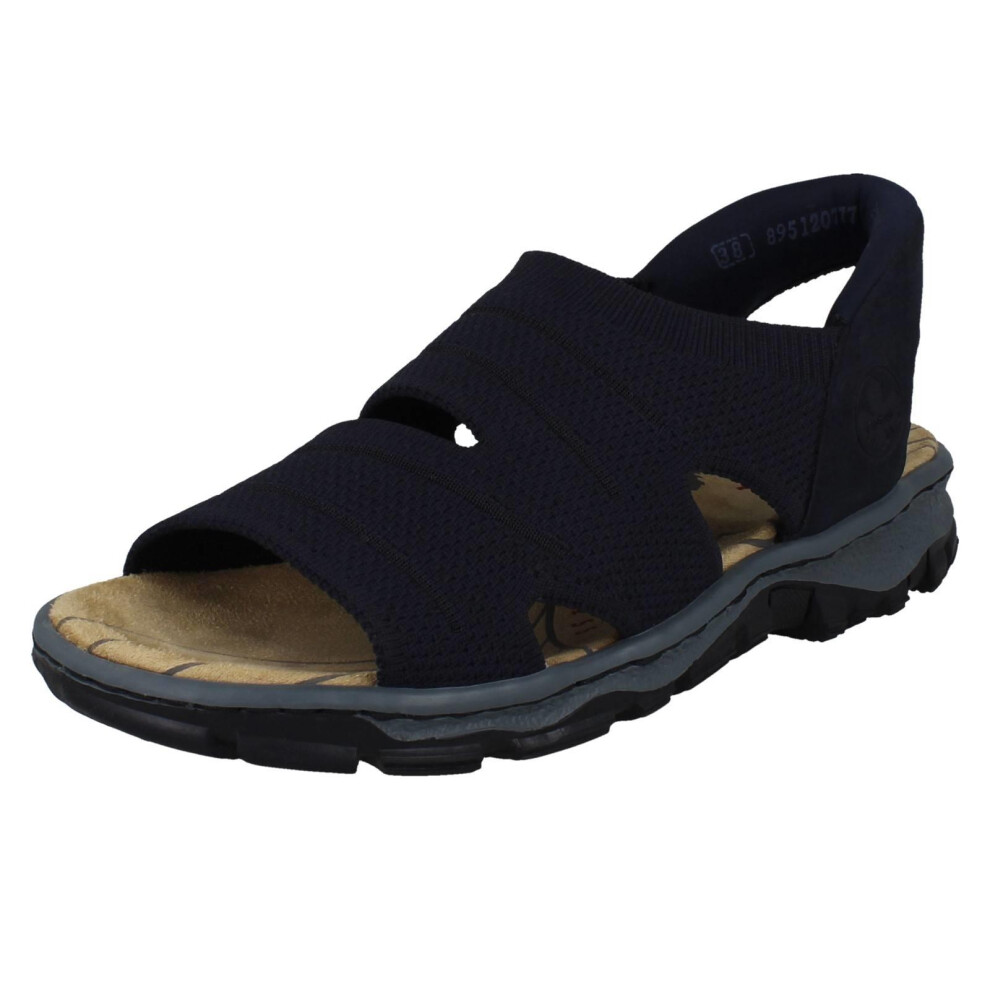 Rieker (Blue, Uk 5) Ladies Ready2go Slip On Sandals 68895