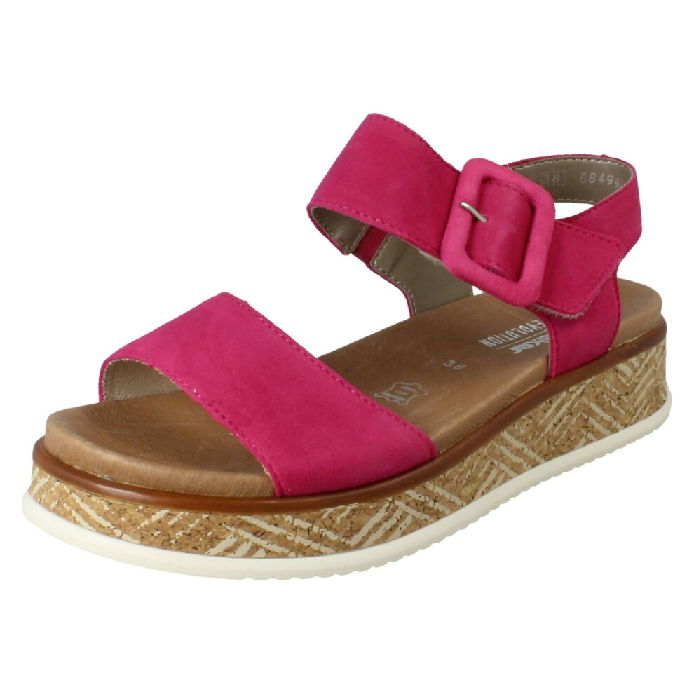 Rieker (Pink, Uk 7.5) Ladies Evolution Adjustable Sandals W0800
