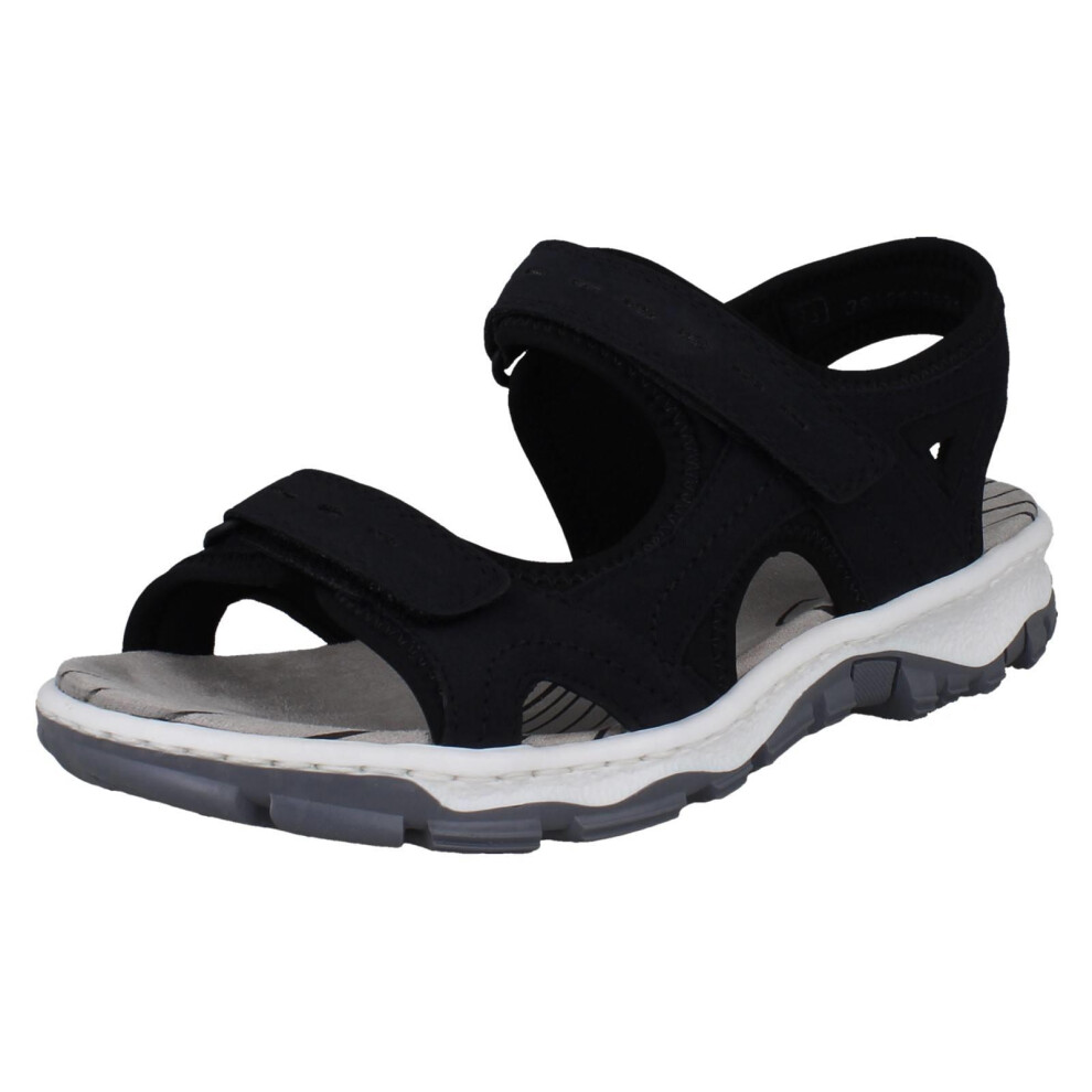 Rieker (Blue, Uk 6.5) Ladies Antistress Sports Syle Summer Sandal 68866