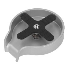 Glass Rinser High Pressure Automatic Cup Washer Sinks Replacement Accessories for Bar Kitchen Sink Silver