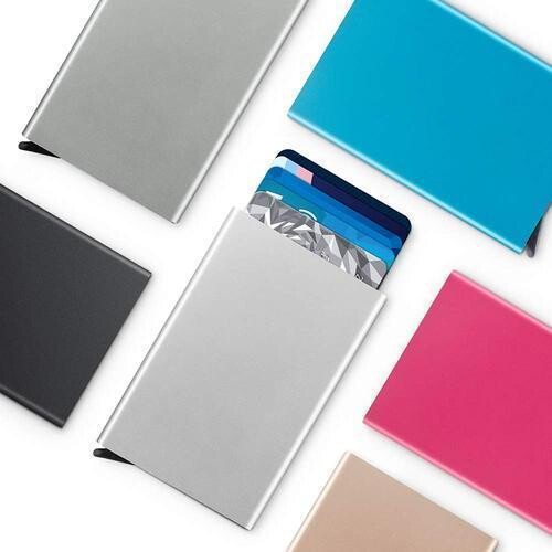 Pop-up card holder with RFID signal blocking_Black/Black 2