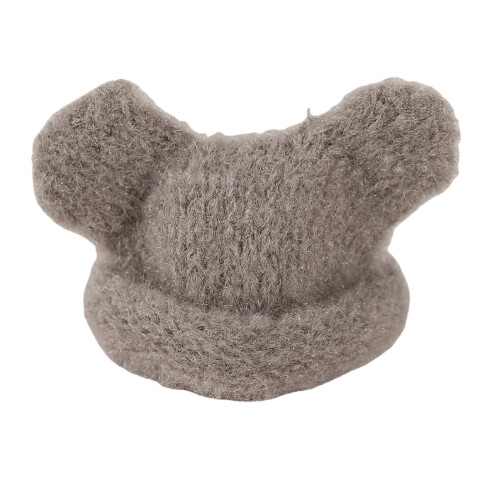 Weiche elastische Puppe Kappe für 10 cm Plüsch Spielzeug-Khaki