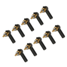 2/3 mm Modell-Stangenende, Kugelkopf, Modellbauteil,-Schwarz 2mm