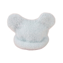 Soft Elastic Doll Cap For 10cm Plush Toy Doll Knitted Yarn-Blue