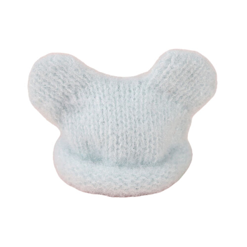 Elastic Cotton Doll Hat For 10cm Plush Toy Soft Warm-Blue