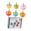 6pcs Nostalgic Whirling Top Early Fine Motor Skill Hand-animal 1