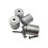 Aluminum Computer Stand Feet PC Chassis Speaker Cabinet-Silver 1