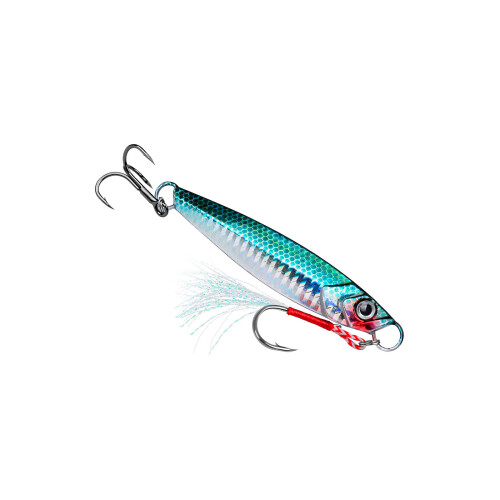 Treble Hook Fast Sinking Jigging Baits Jig Lure-ColorA 17G