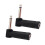 Professional 6.35mm 90Degree Audios Adapter ABS Housing-mono 1
