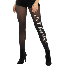 Strumpfhosen für Damen, blickdichte Strumpfhosen mit-Schwarz