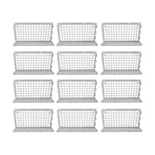 Child Safe Plastic Pet Barrier 12 Panels Set Flexible-White