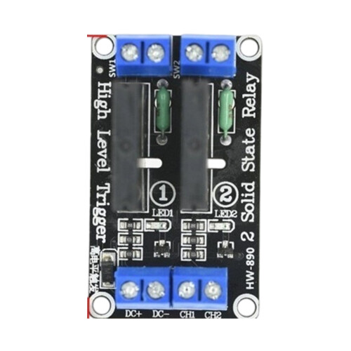 5V 12V 24V SSR-Modul High-Level-Eingang 2A-2 Wege 5V