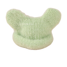 Weiche elastische Puppenmütze für 10 cm Plüschtierpuppe,-Cyan