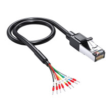 Industrial RJ45 Male/Female To 8Pin-1m RJ45 male connector