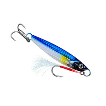 13g/30g/60g Metal Jigging Spoon Lures Saltwater-ColorD 30G