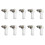 10pcs Tie End Ball Joint Positioning Ball Head-White 3mm 1