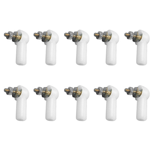 10pcs Tie End Ball Joint Positioning Ball Head-White 3mm