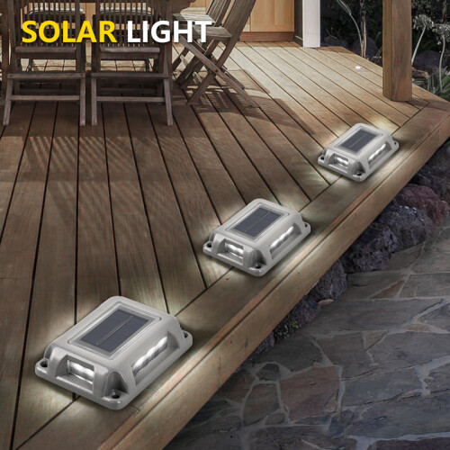 Solar Light Outdoor Step Deck Pathway Garden Decoration Waterproof In Ground Lights 2