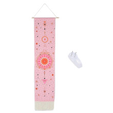Home Tapestry Moon Printing Cotton Hanging Tassel Tapestry for Home Decoration Festival DecorationModel A