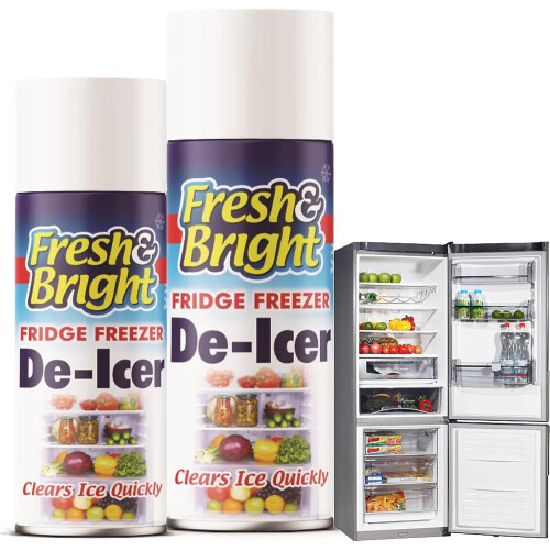 1 x 200ml Fridge Freezer De-Icer Spray