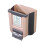 Easy Installation Hanging Waste Bin Foldable-Coffee color 10L 1