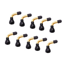 TPMS Compatible Motorcycle Valves Stem Copper-VR50X 10 pieces