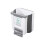 Trash Can Easy Installation Compact Collapsible-white 10L 1