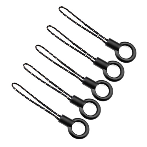 High Strength Nylon Lanyard Dot Design Detachable Rings-5 pack