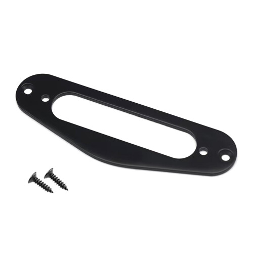 Guitar Pickup Frame Mounting Rings Protector Trim Single-Black
