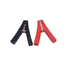2 Pcs Jump Lead Clips Alligator Clamps Car Battery Clamps for Car Charging Cable, Black,red