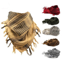 Military Shemagh Tactical Scarf Cotton Keffiyeh Desert Head Neck Arab Scarf
