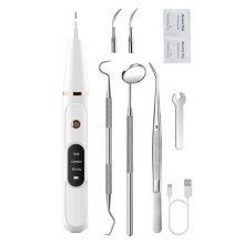 Ultraschall-Zahnreinigungsset für Haustiere, Hundezahnbürsten-Set, Zahnsteinentferner, Zahnpflege-Werkzeug, Spezifikation: 3-teiliges S