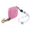 Automatic retractable dog leash/small pet leash (square pink) 1